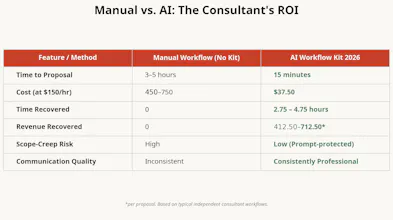 Consultant ROI Toolkit - AI Prompts gallery image