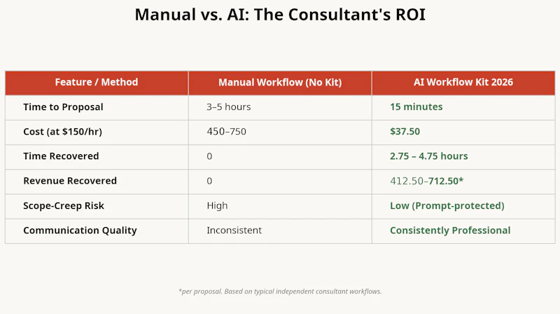 Consultant ROI Toolkit - AI Prompts screenshot 3