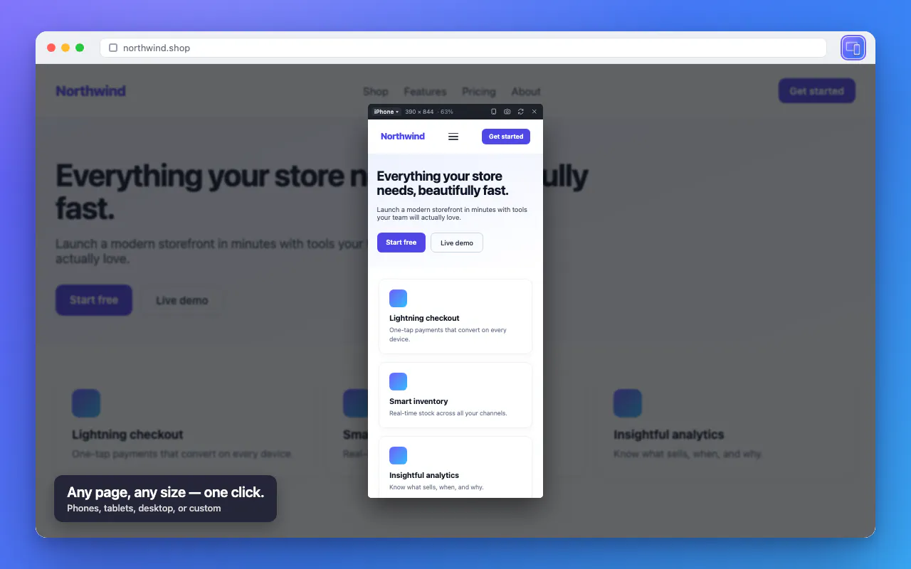 Responsive View gallery image