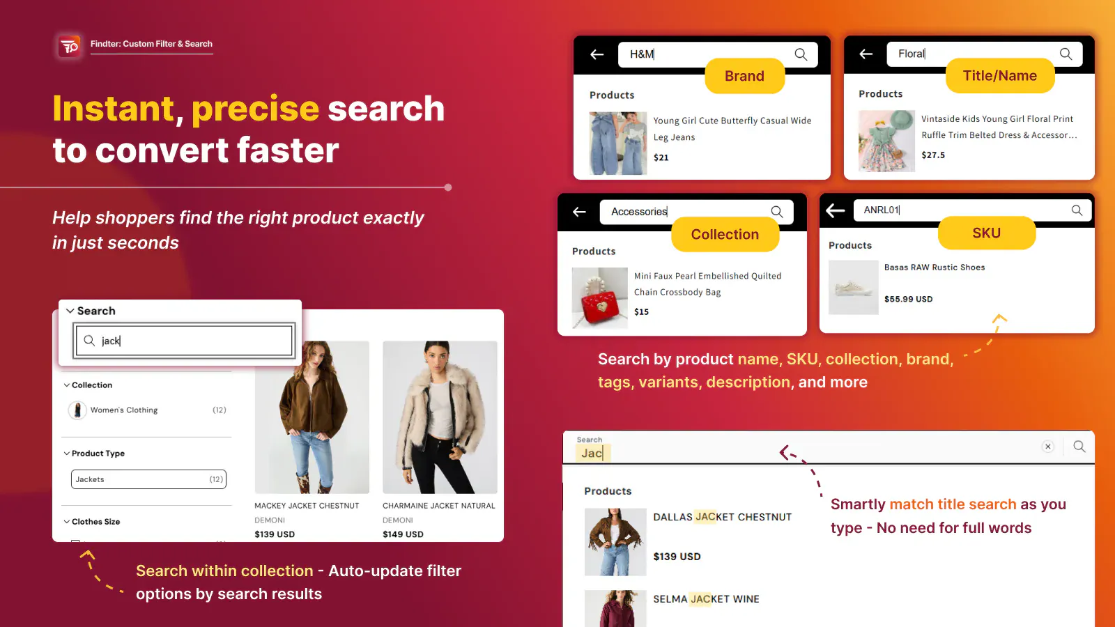 Shopify Findter Custom Filter & Search screenshot 7