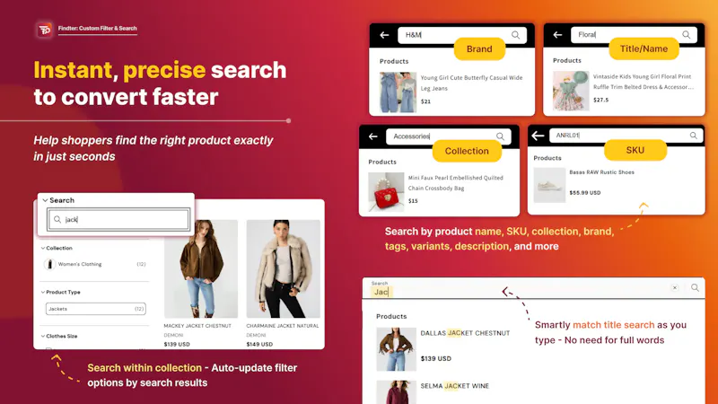 Shopify Findter Custom Filter & Search screenshot 7