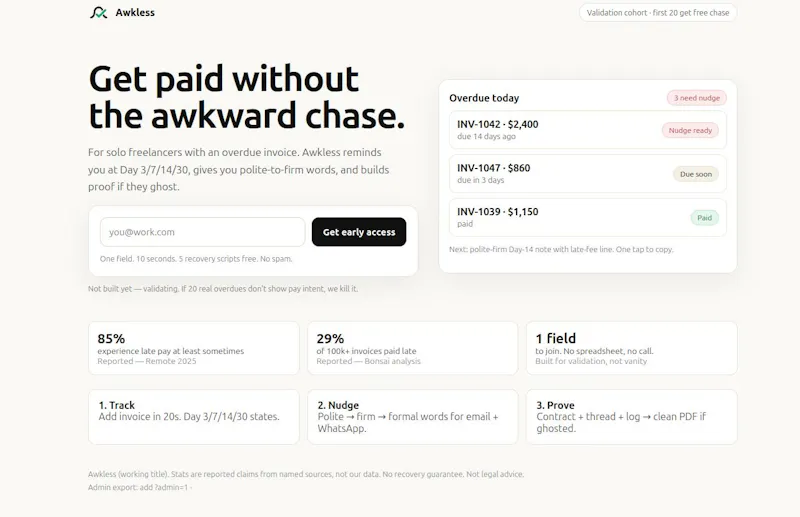 Awkless screenshot 1