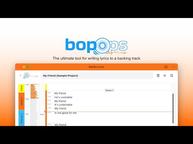BopOps Lyrics gallery image