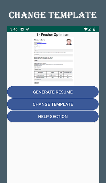 Free Resume Builder Android gallery image