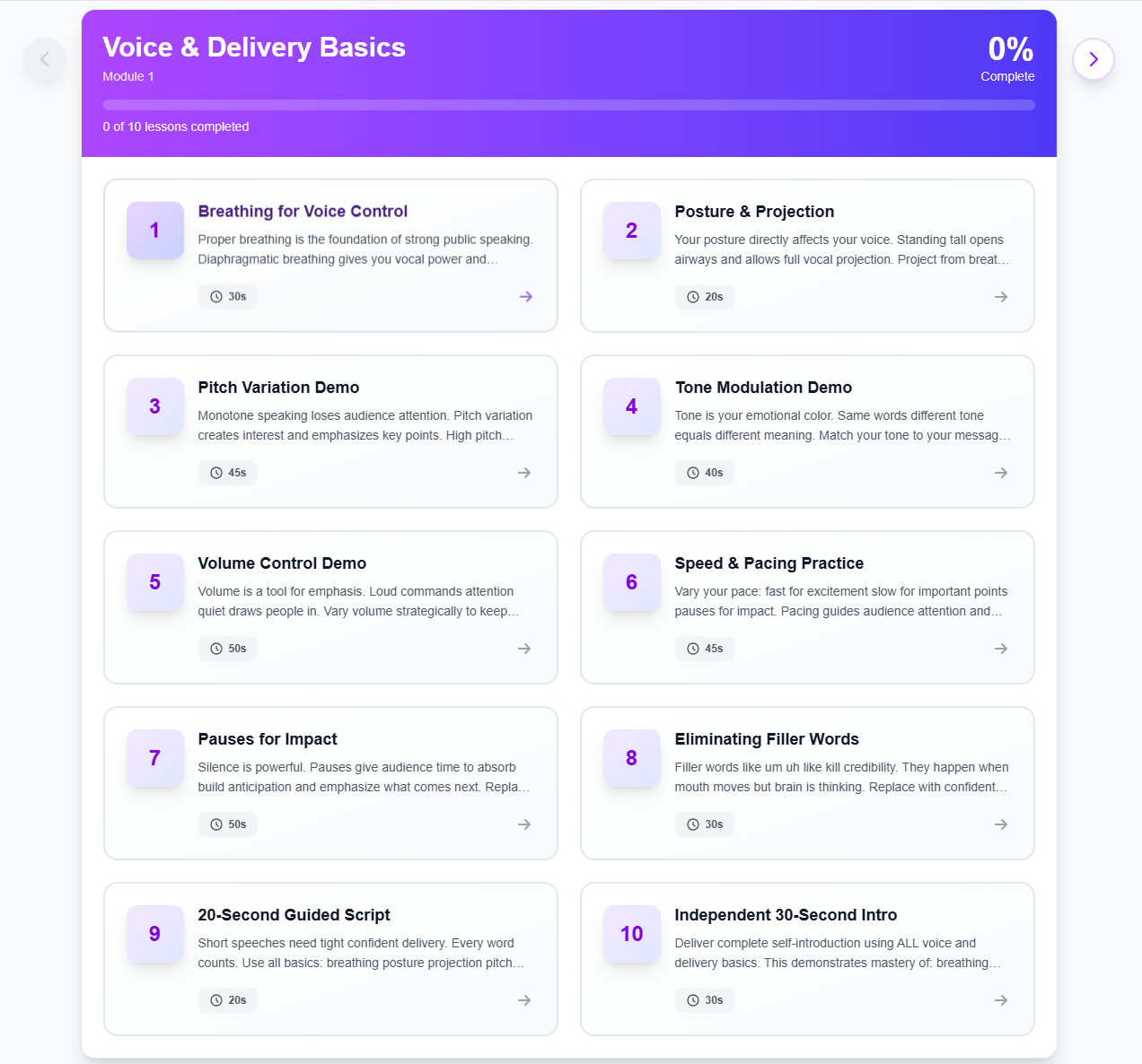 Locuta.ai - Screenshot 3 showing product features and functionality