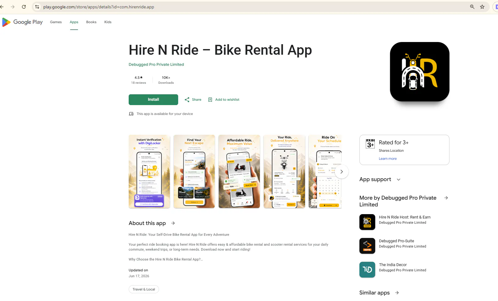 Hire N Ride gallery image