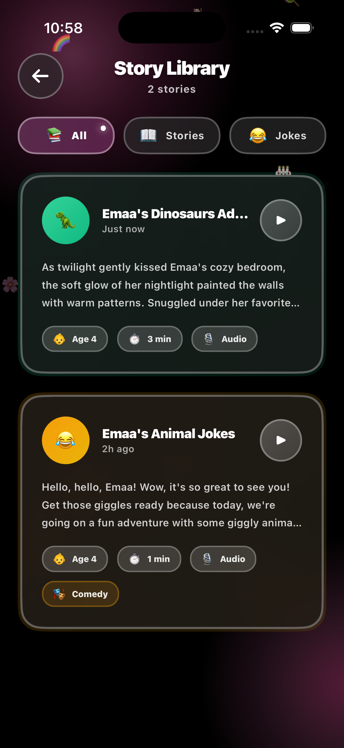 KidsTales - AI bedtime stories for kids gallery image