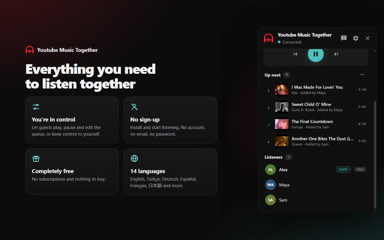 Youtube Music Together gallery image