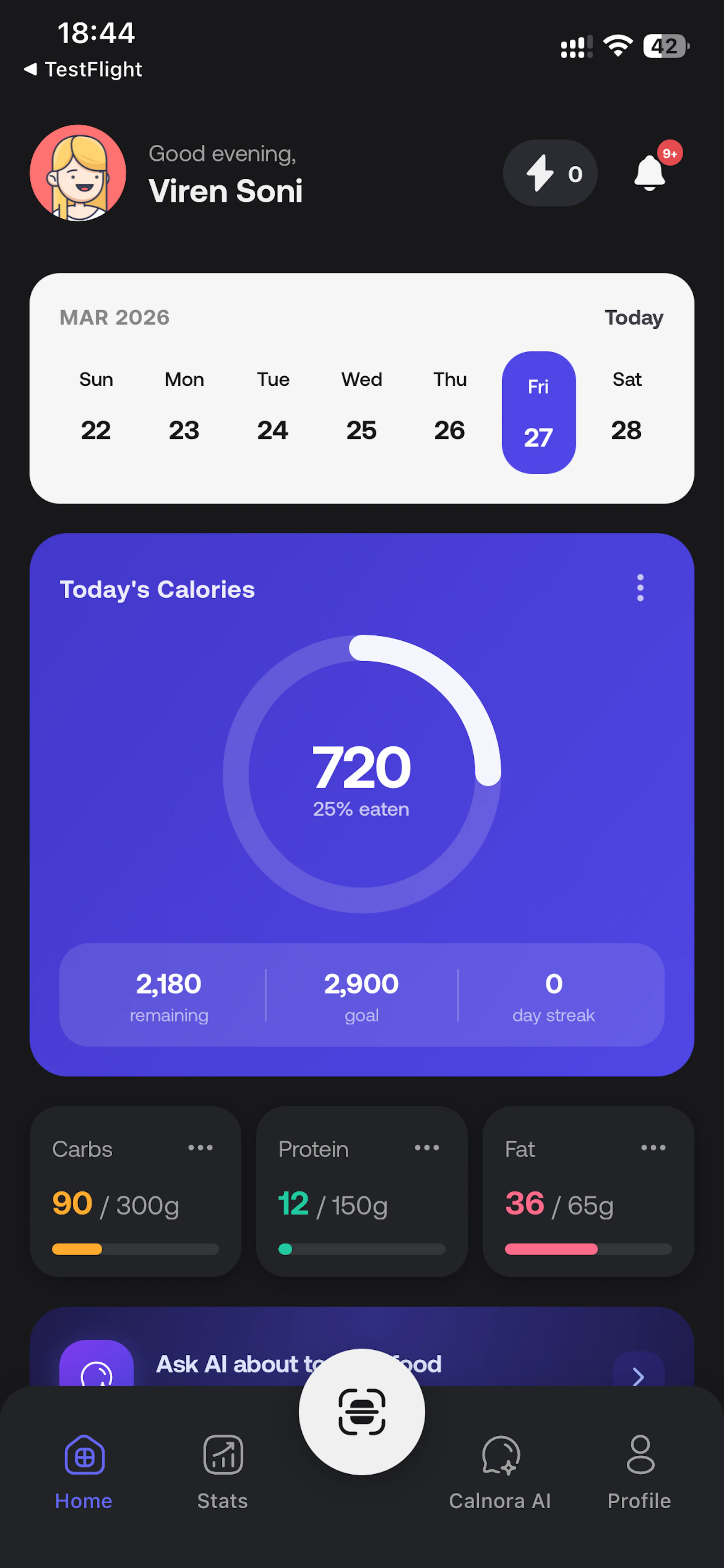 Calnora AI screenshot 1