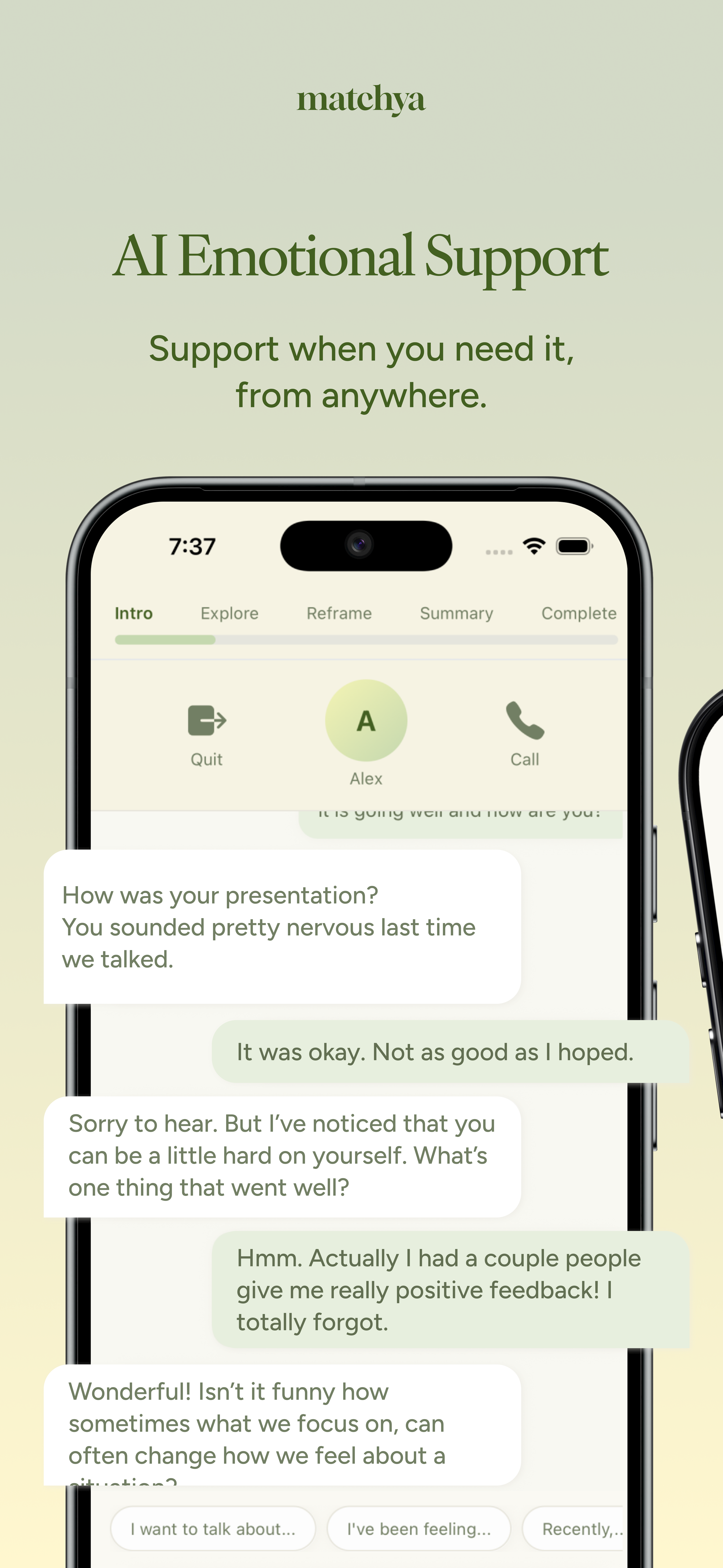 Matchya - Main product screenshot demonstrating key features and user interface