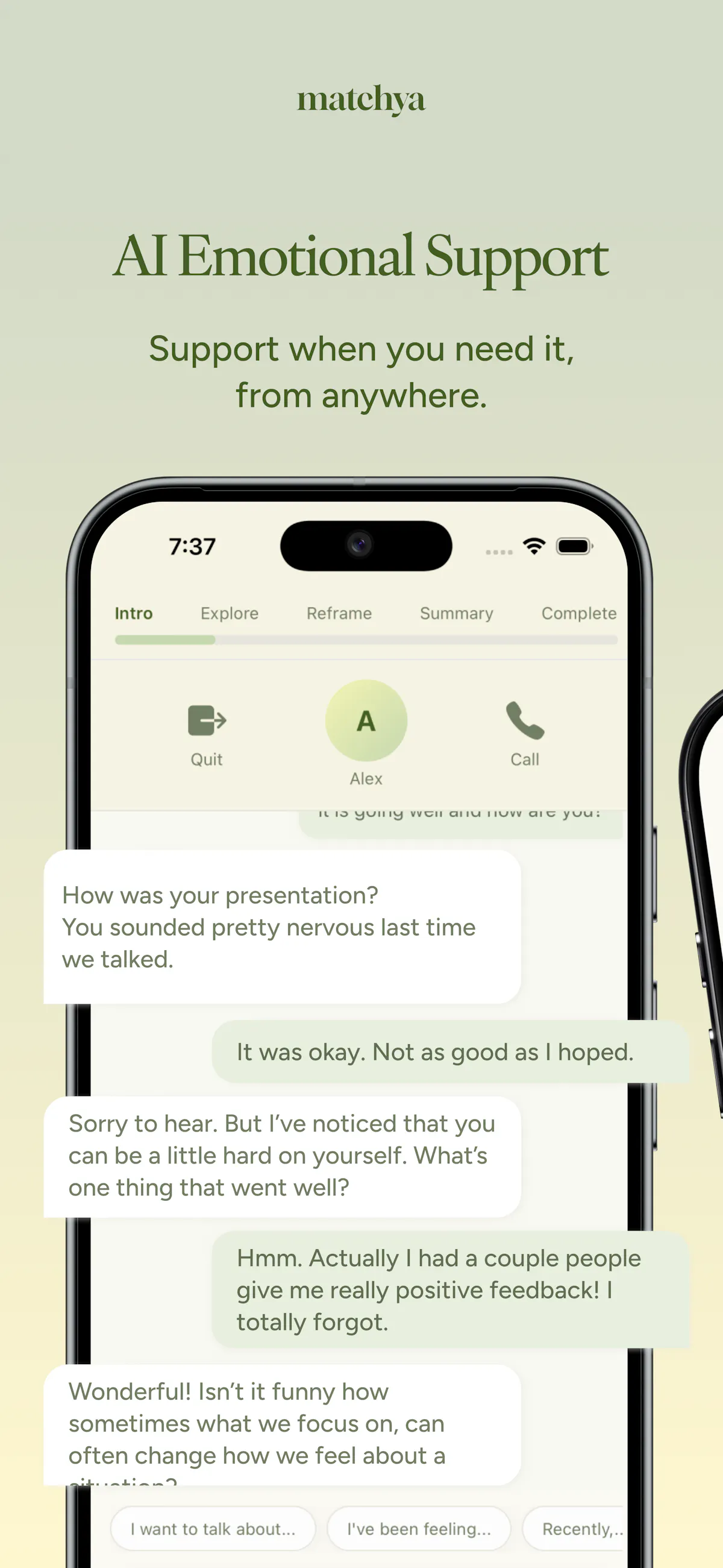 Matchya: AI Wellness Companion