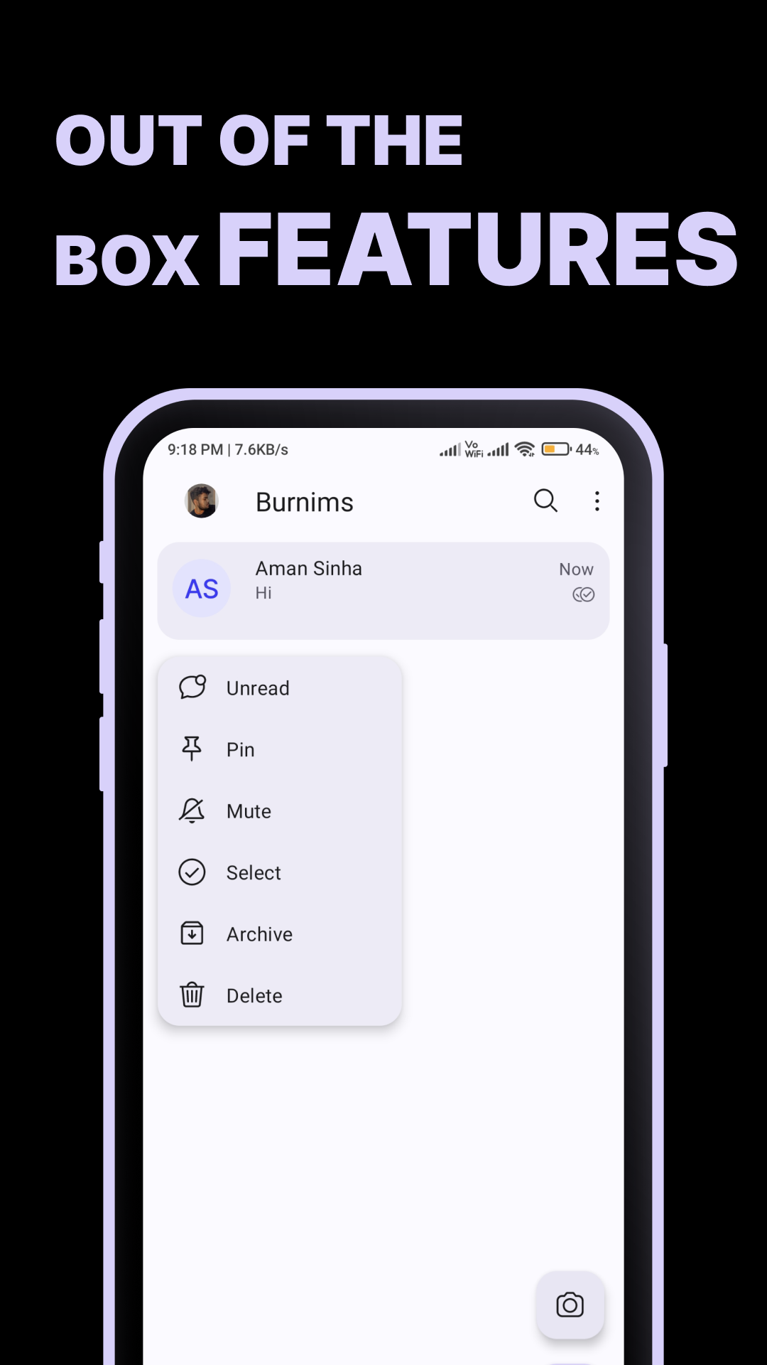 Media BURNIMS MESSENGER 8