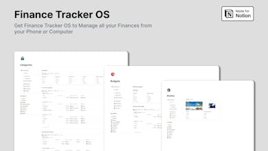Finance Tracker OS gallery image