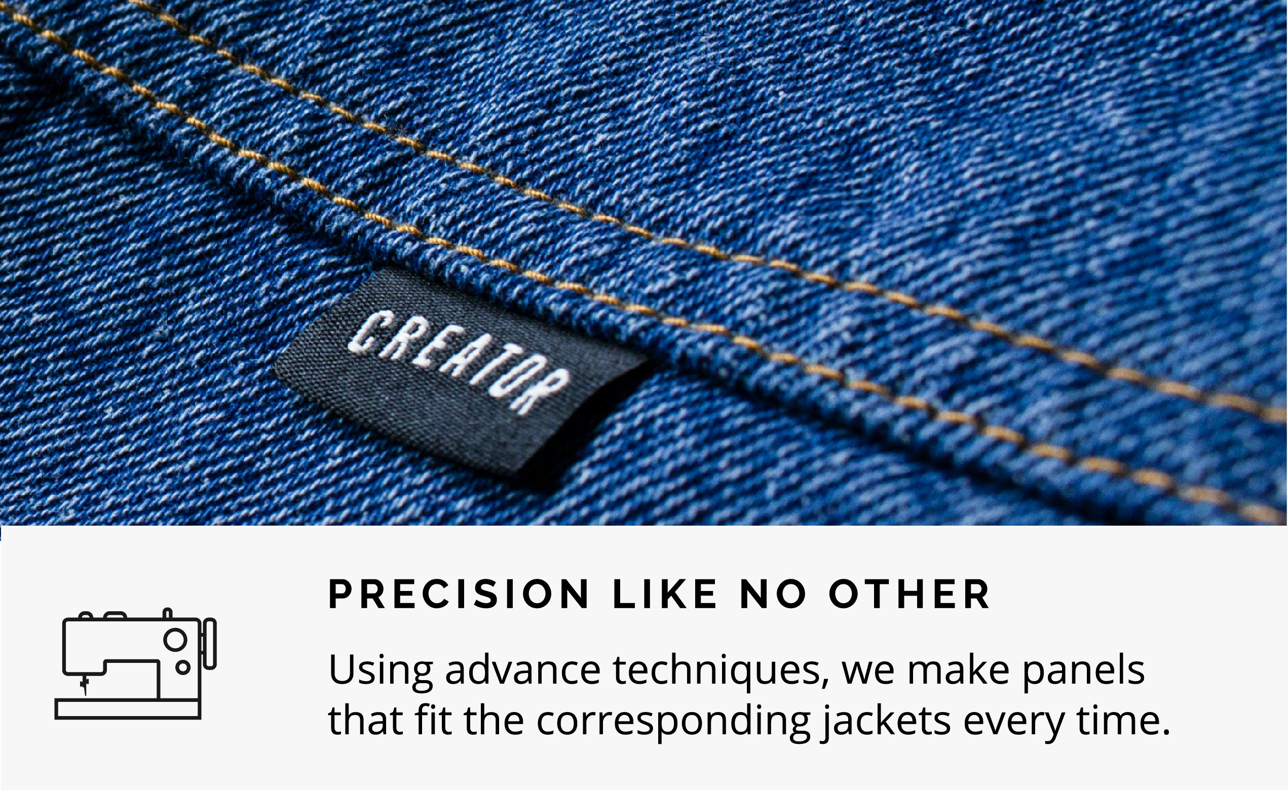 Modular Denim Jackets with Swappable Art gallery image