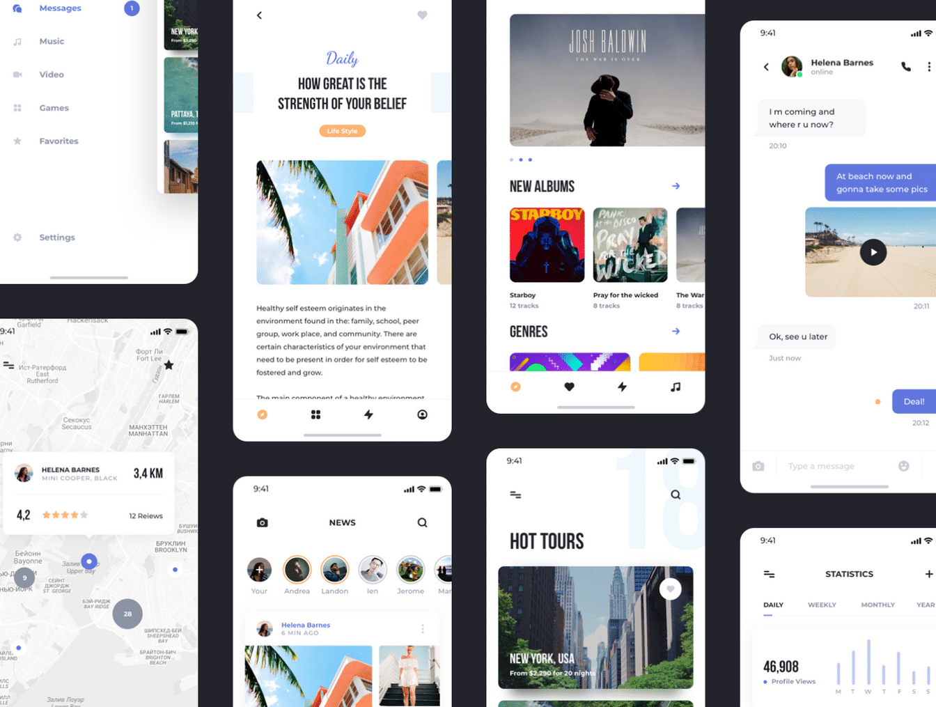 Think Mobile UI Kit gallery image