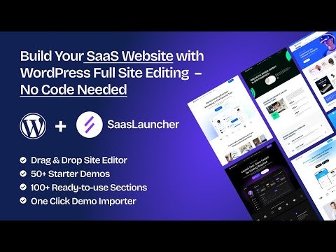 SaasLauncher WordPress Theme gallery image