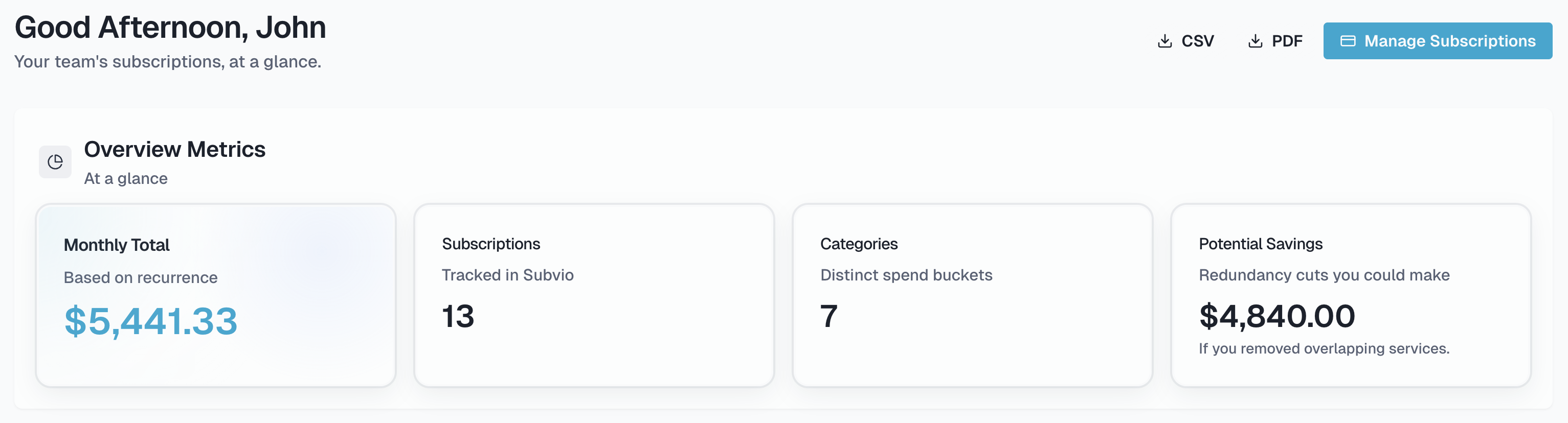 Subvio - Screenshot 3 showing product features and functionality