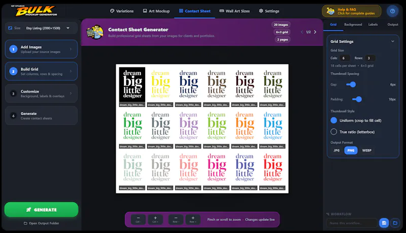NP Studio – Bulk Mockup Generator screenshot 7