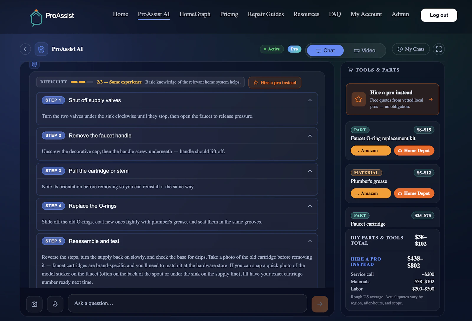 ProAssist screenshot 2