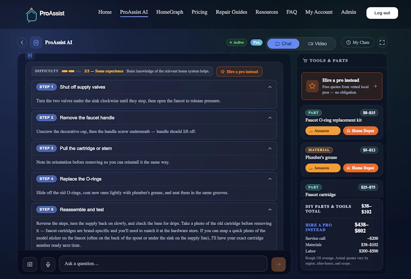 ProAssist screenshot 2