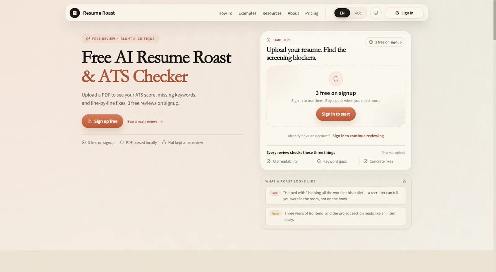 Resume Roast screenshot 5