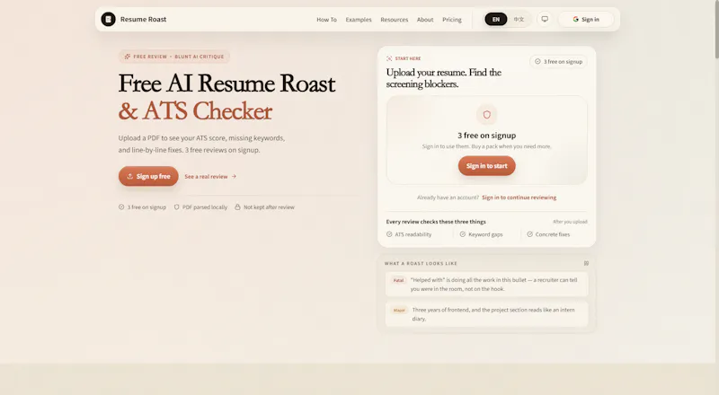 Resume Roast screenshot 5
