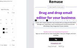 React Email editor and services - Remase media 3