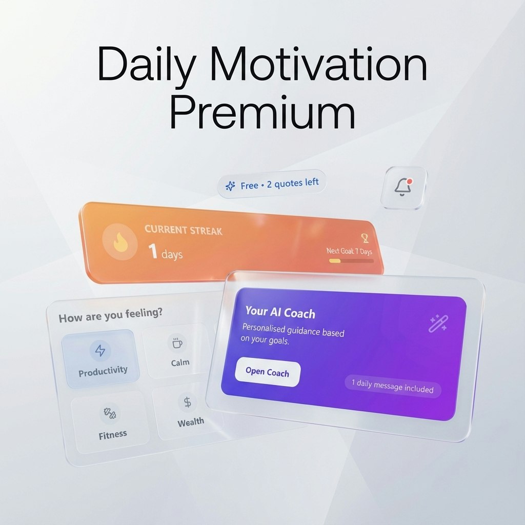 Daily Motivation AI a mindset reset gallery image