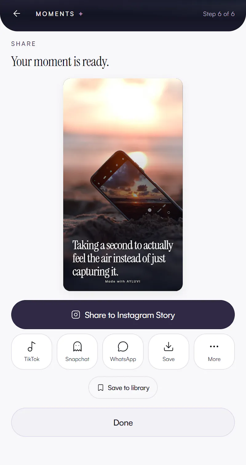 AYLUVI screenshot 1
