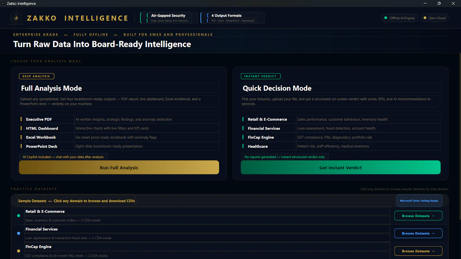 Zakko Intelligence screenshot 1