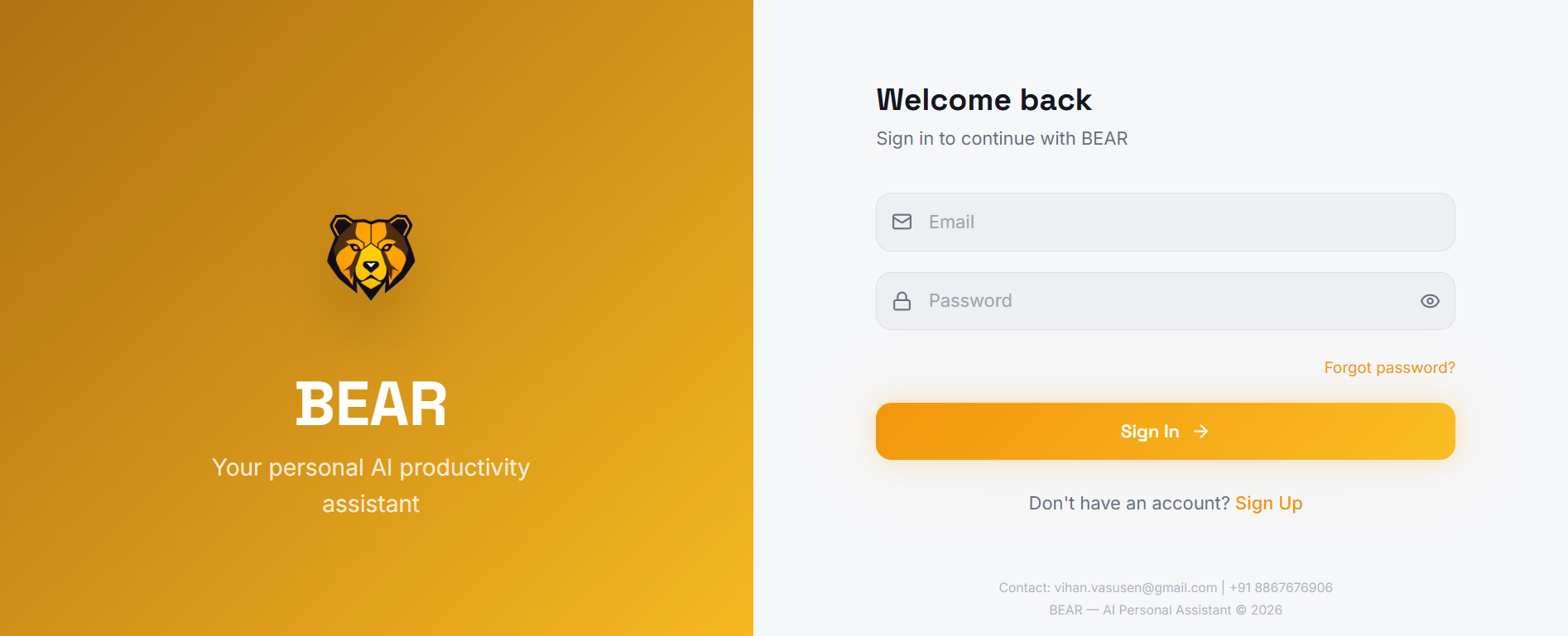 BEAR Personal AI Assistant gallery image