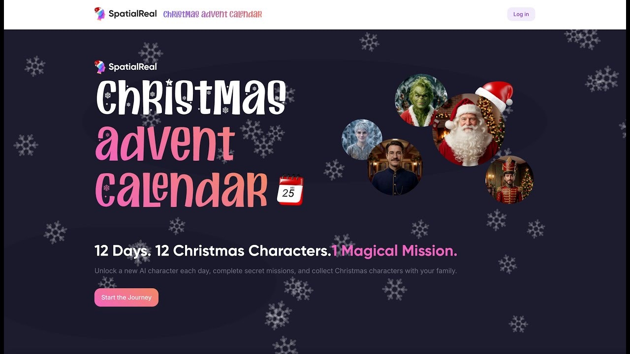 SpatialReal Christmas Calendar gallery image