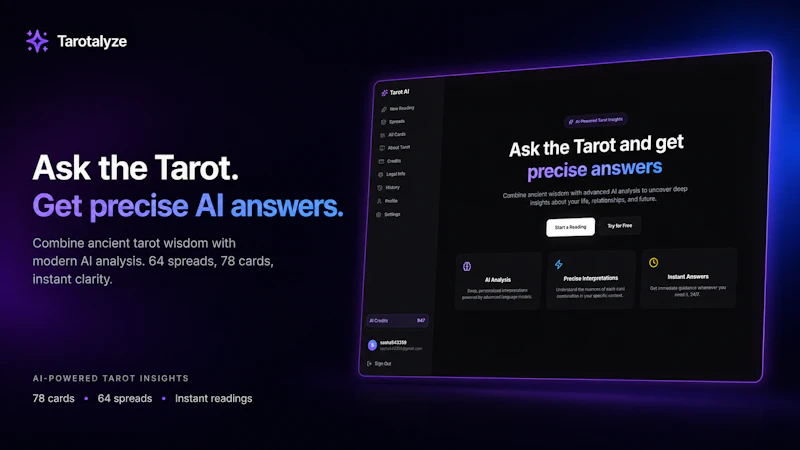 Tarotalyze screenshot 1