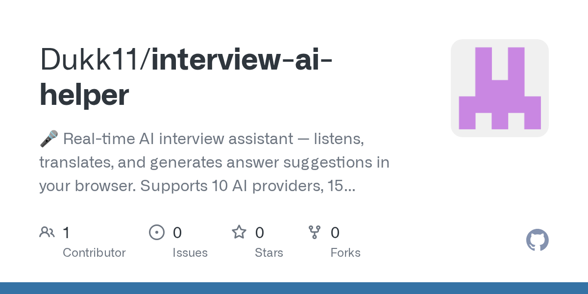 Real-time AI interview assistant gallery image