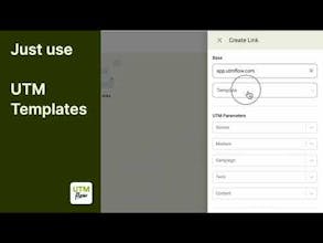 UTMFlow: UTM Link Templates Made Easy gallery image