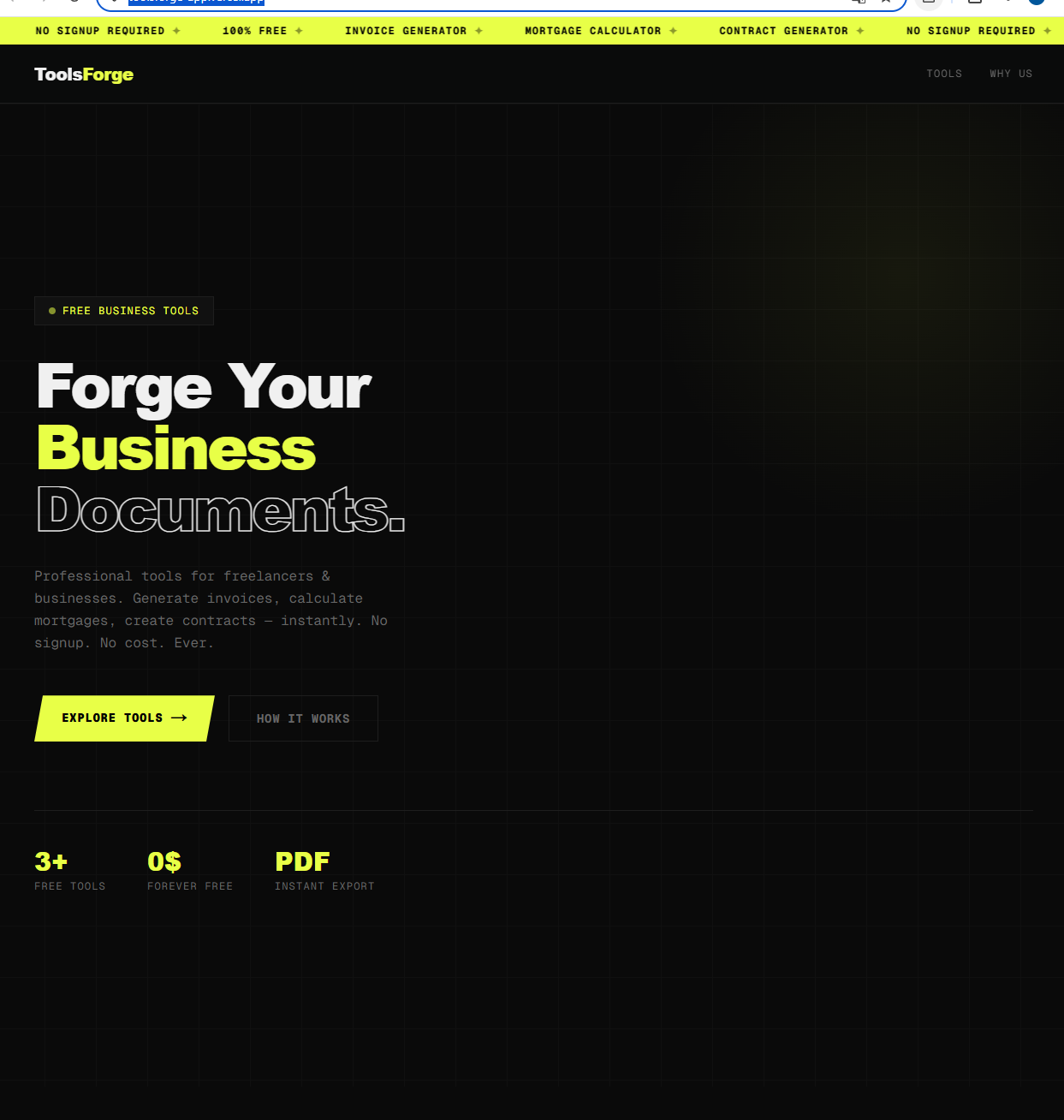 ToolsForge gallery image