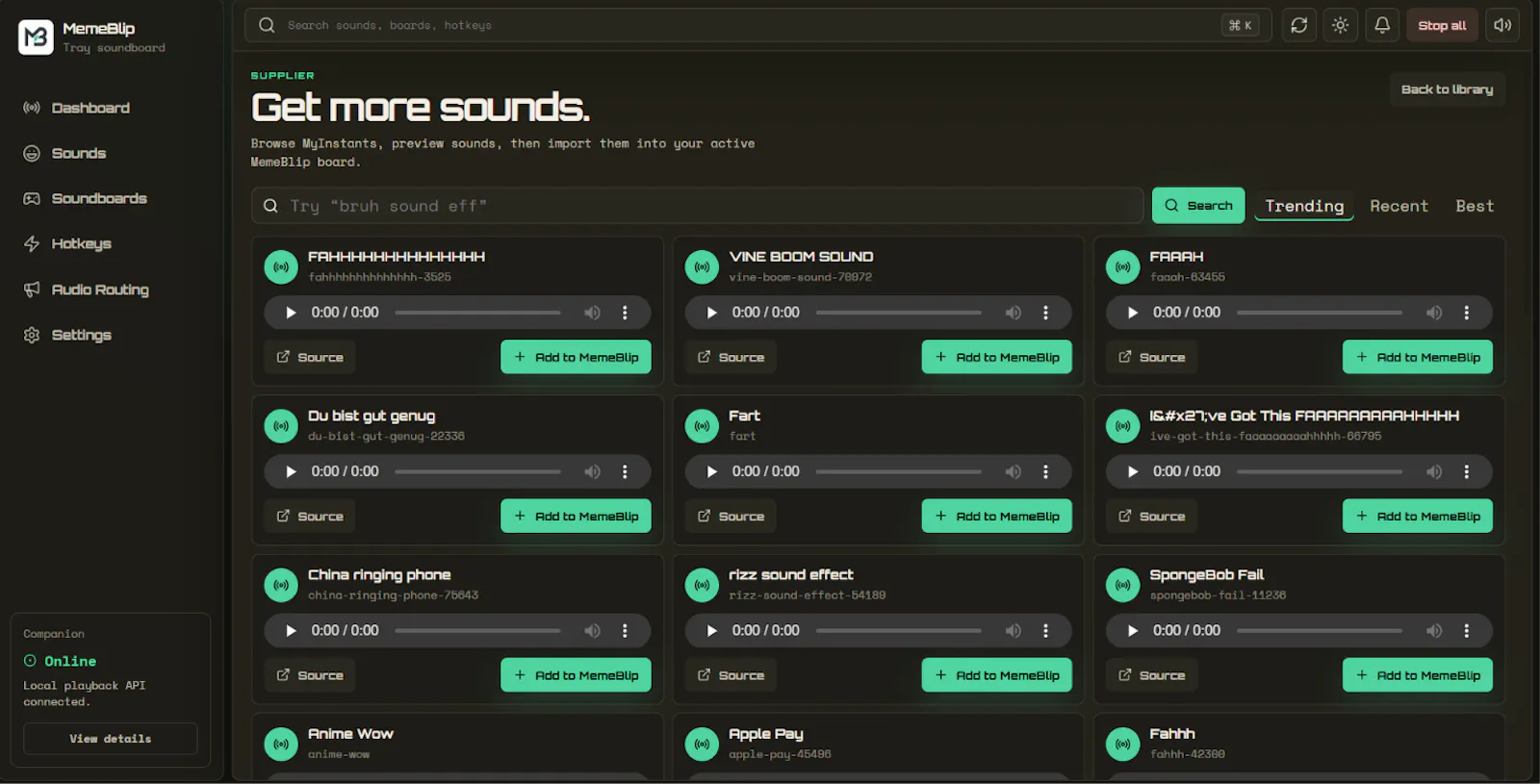 MemeBlip — Soundboard for Chaos screenshot 4