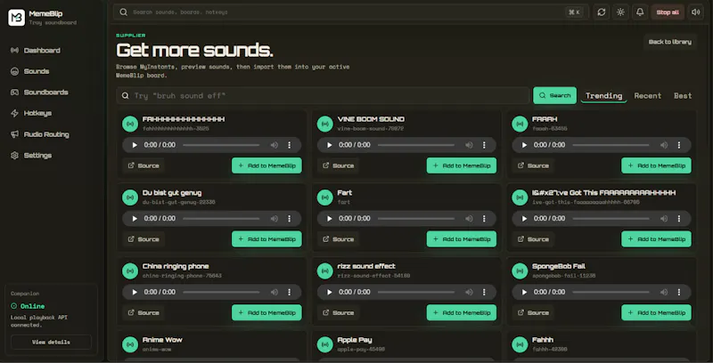 MemeBlip — Soundboard for Chaos screenshot 4