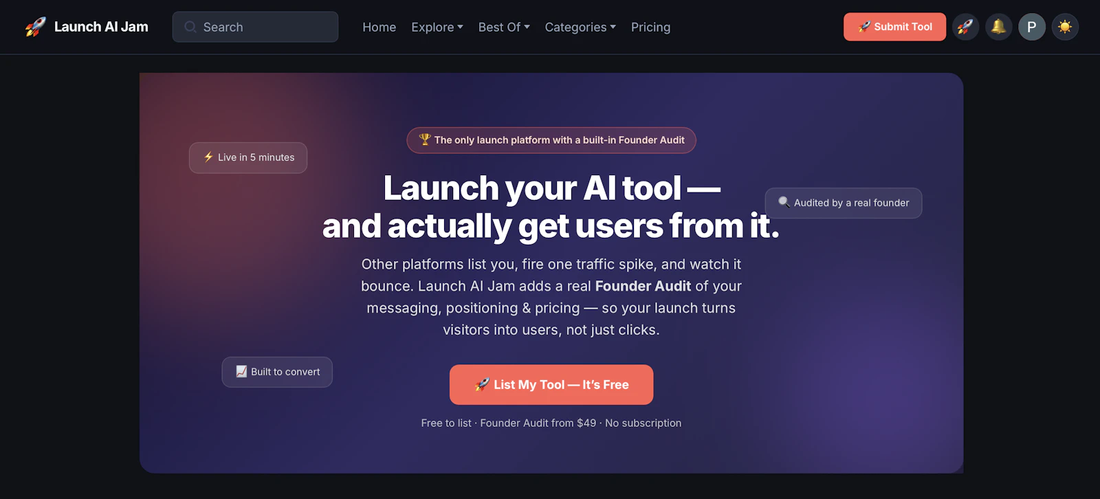 Launch AI Jam screenshot 1