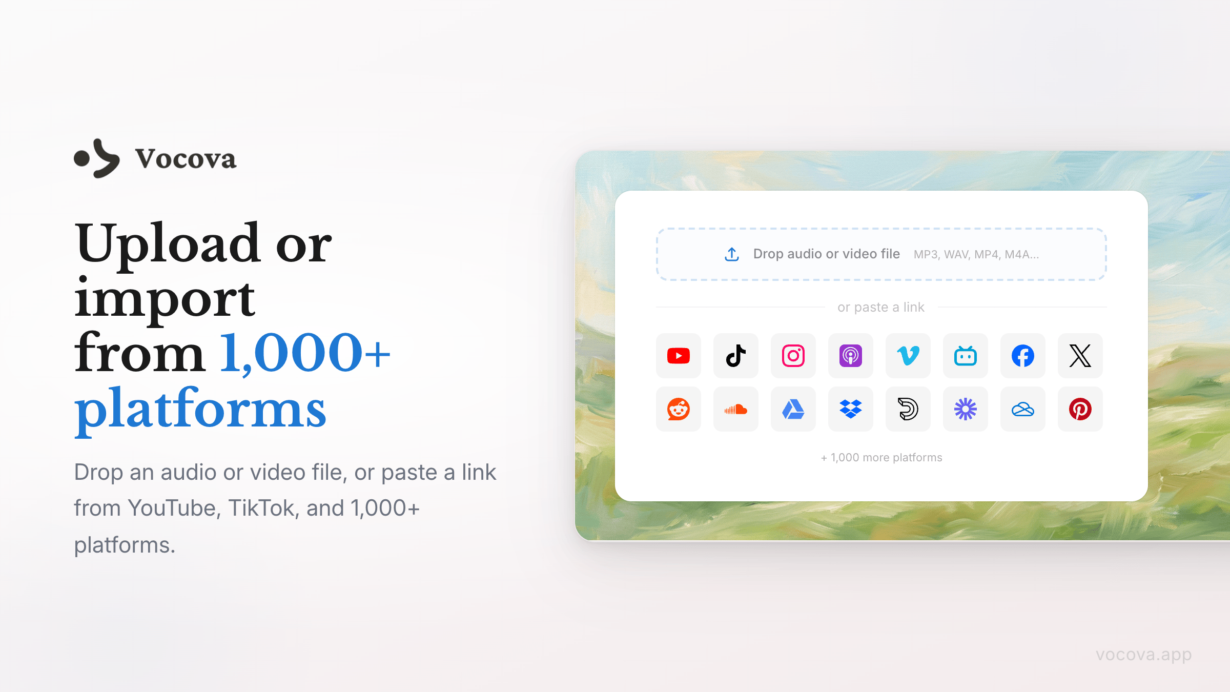 Vocova - Screenshot 5 showing product features and functionality