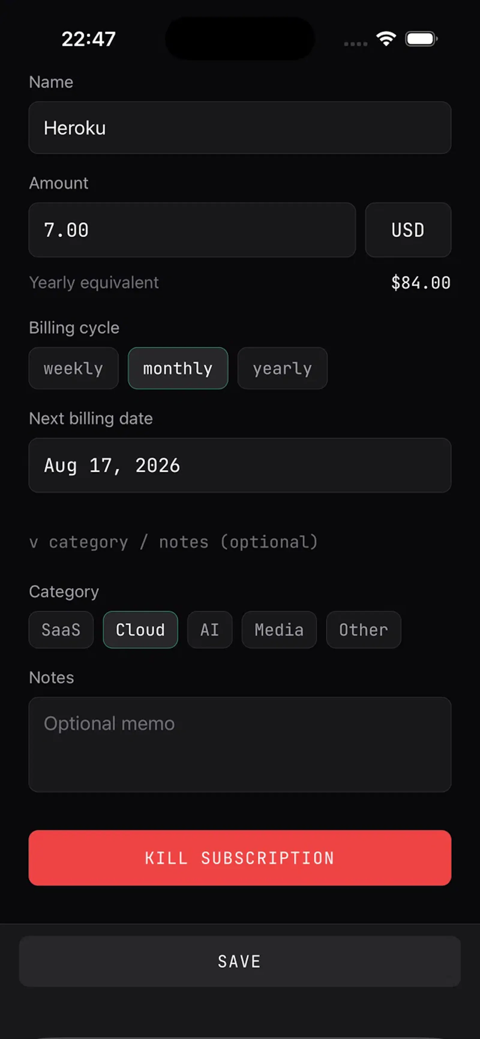 Subreaper screenshot 3