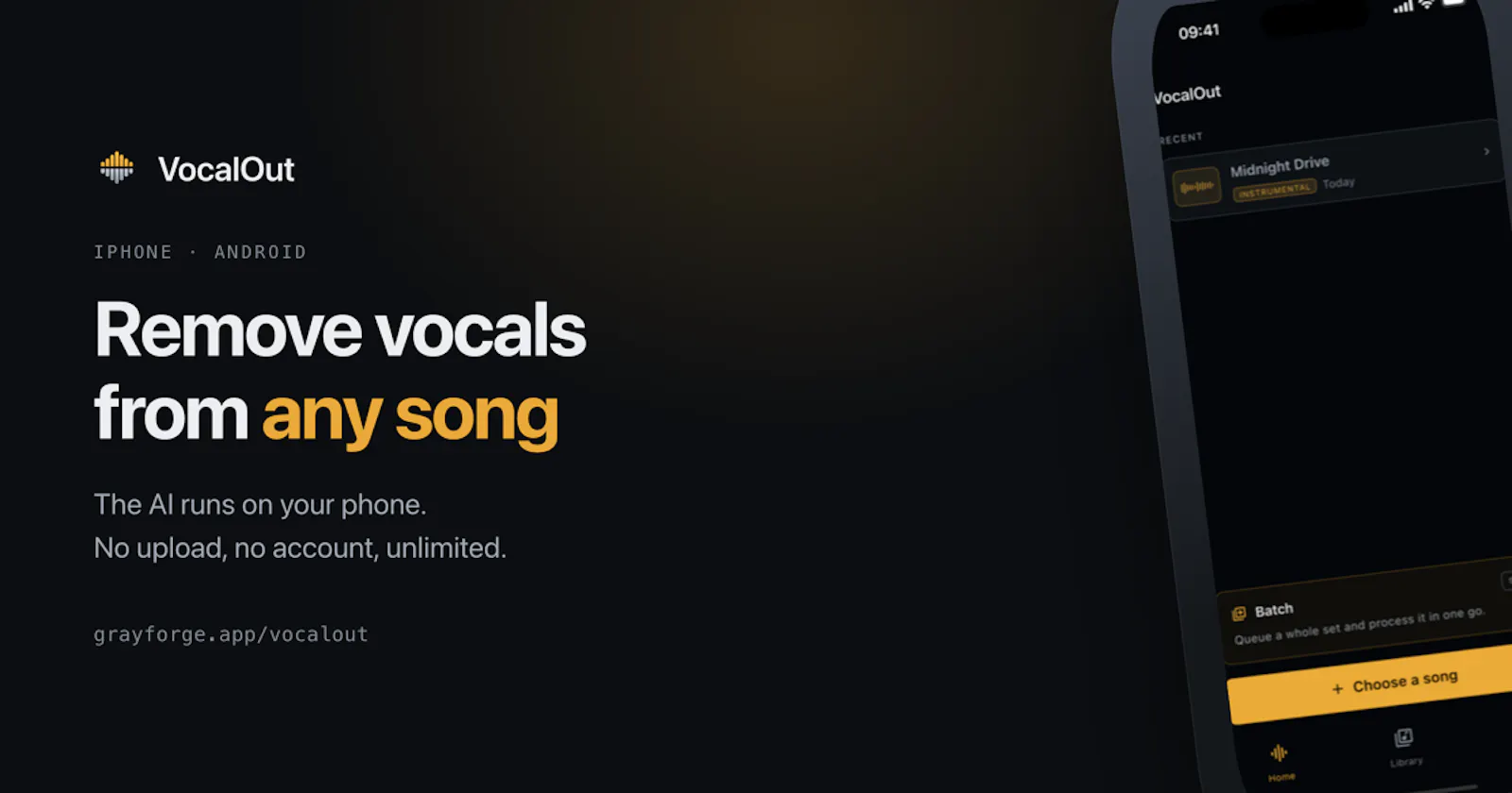 VocalOut screenshot 2