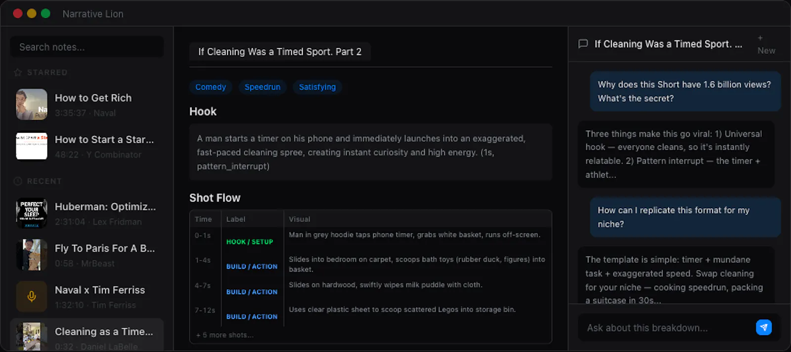 Narrative Lion screenshot 5