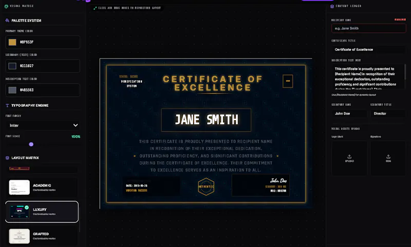bulkcertify screenshot 2