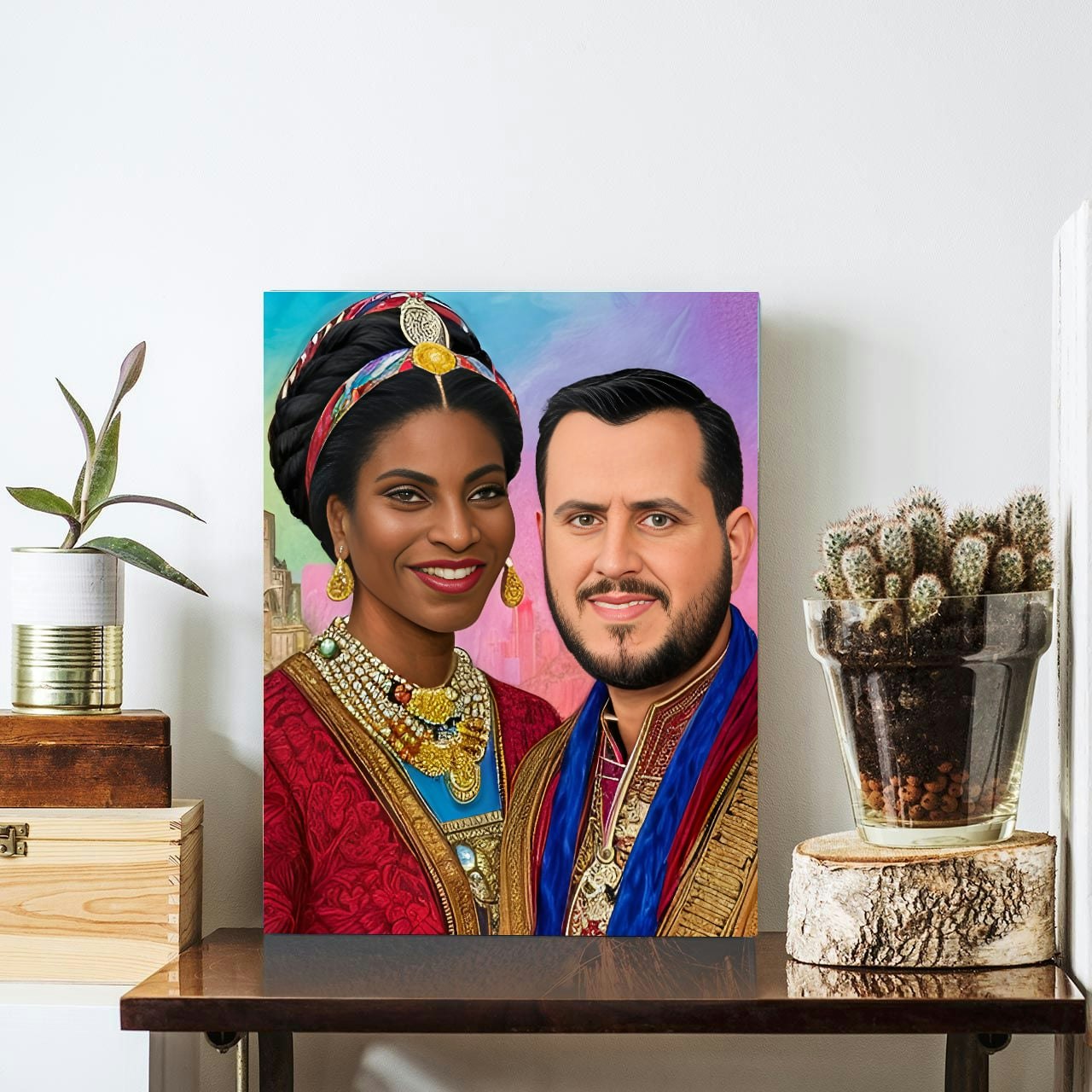 AI-Painted Romantic Printed Portraits media 10