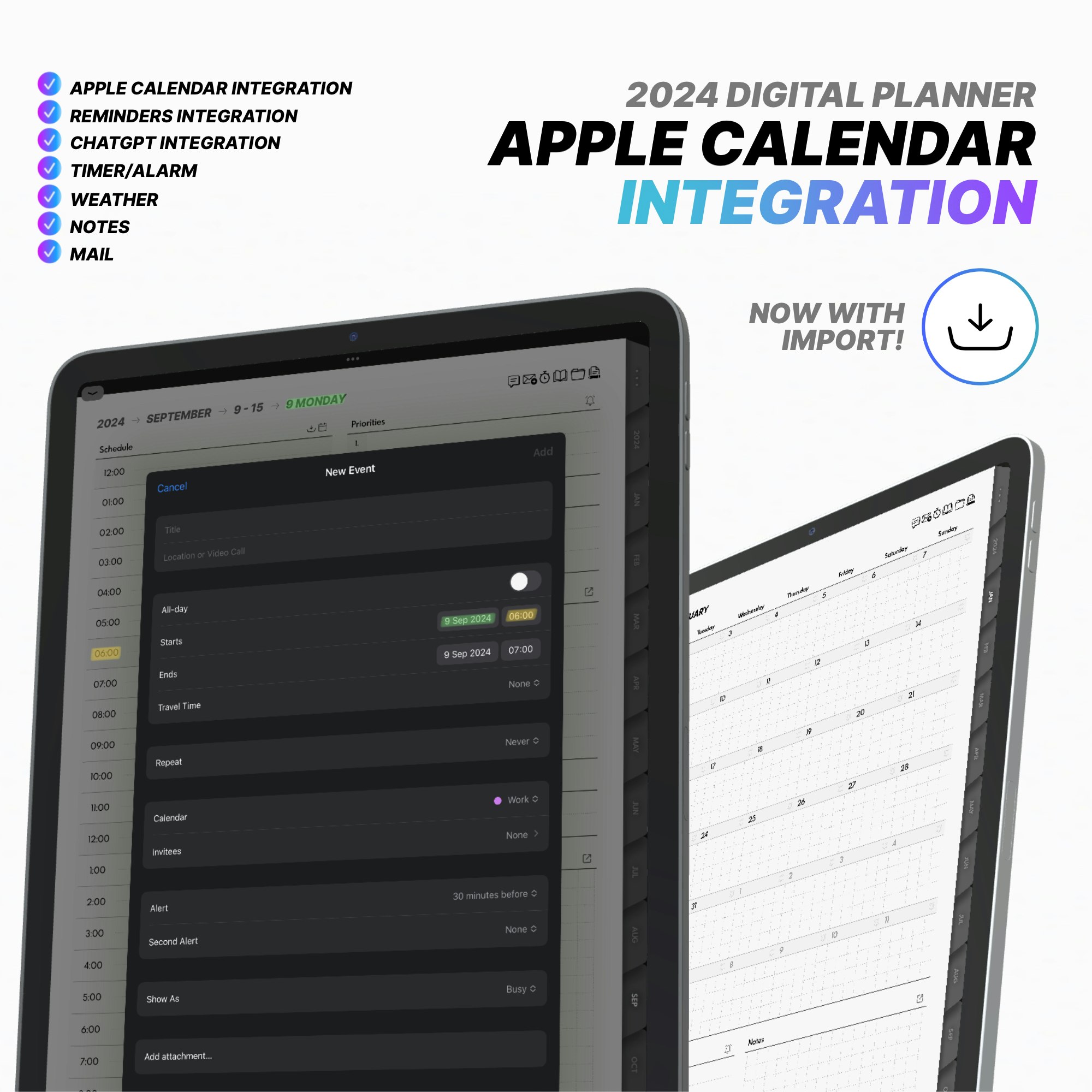 2024 Digital Planner with Integration logo