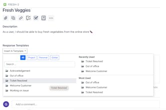 Response Template for Jira gallery image