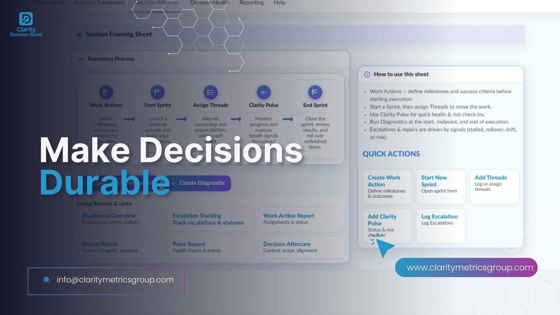 Clarity Decision Room gallery image