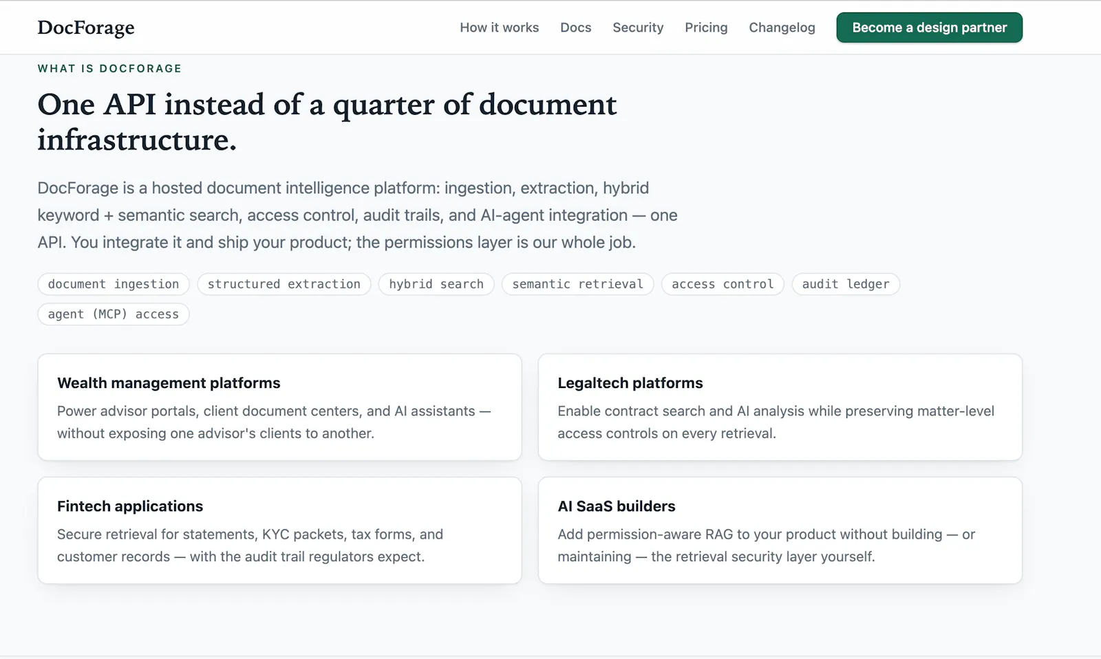 DocForage — Secure document intelligence screenshot 2