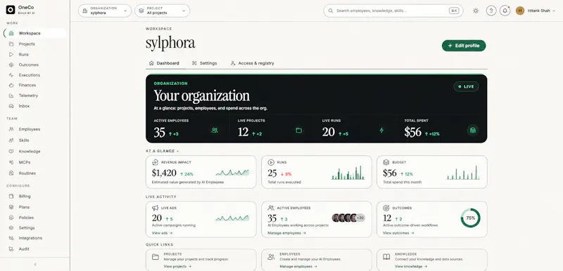 OneCo screenshot 1